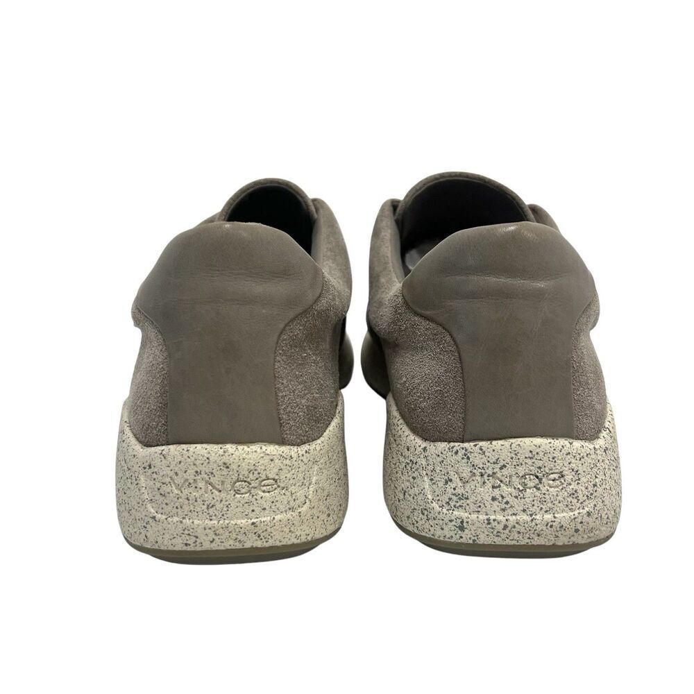 Vince Gage Suede Laceless Fashion Sneakers Wood Smoke Comfort Women’s Size 8.5 - Picture 7 of 10